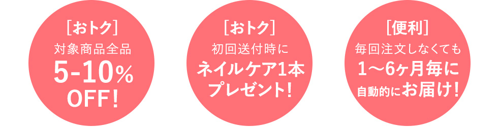 お得な定期コースはじまりました